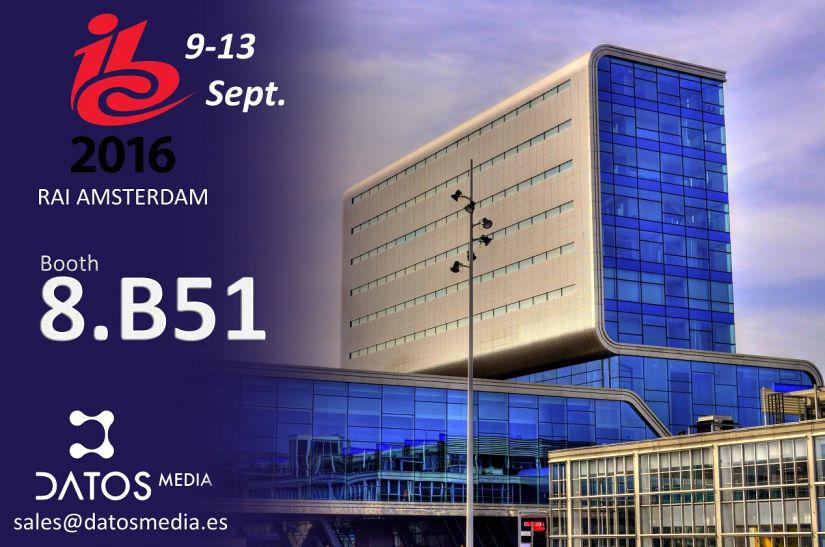 <p>Datos Media Technologies, presente en el IBC show 2016</p>